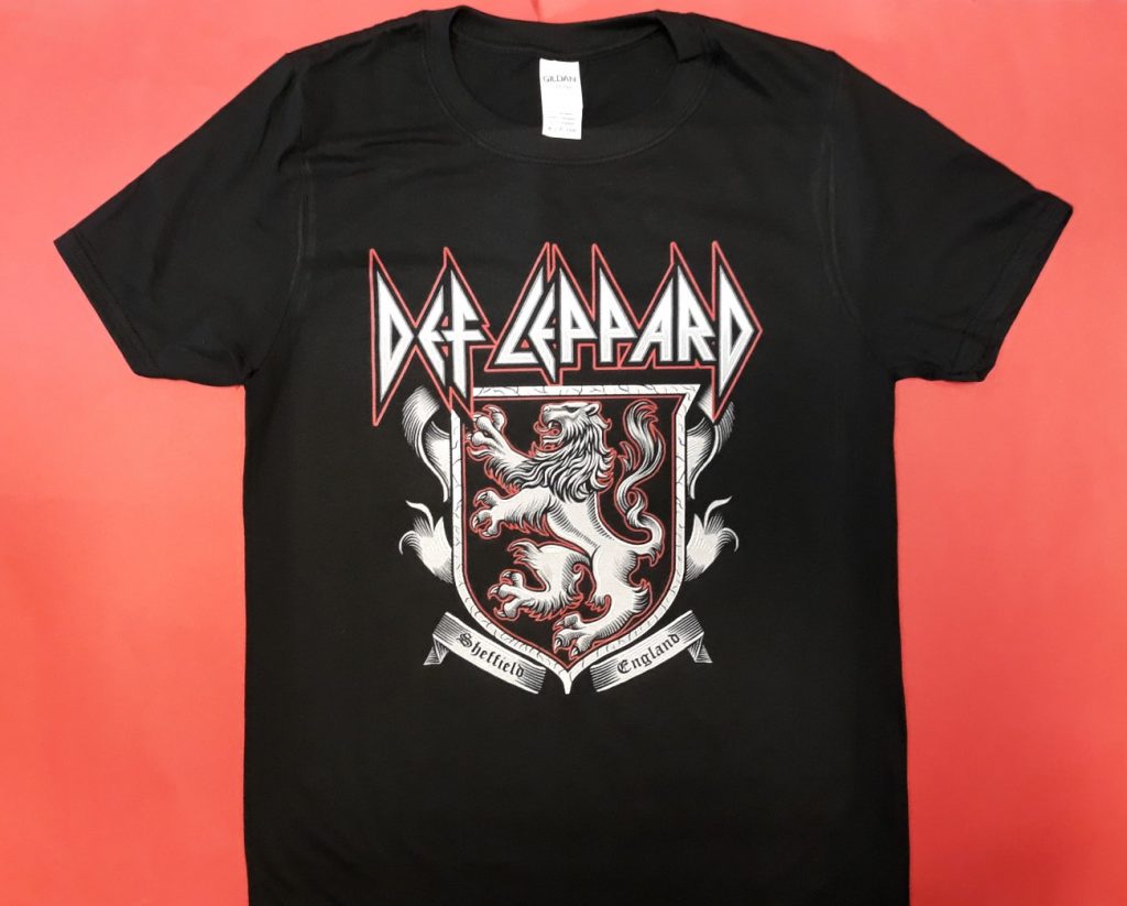 Camiseta Def Leppard TELON DE ACERO
