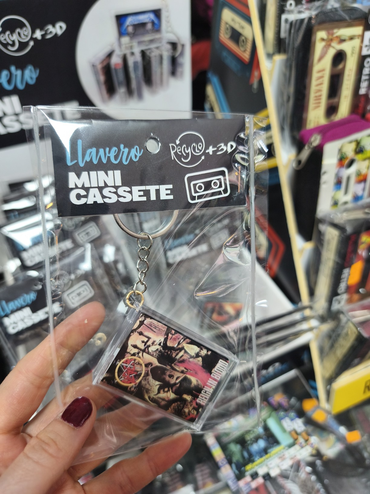 Llavero cassette Slayer