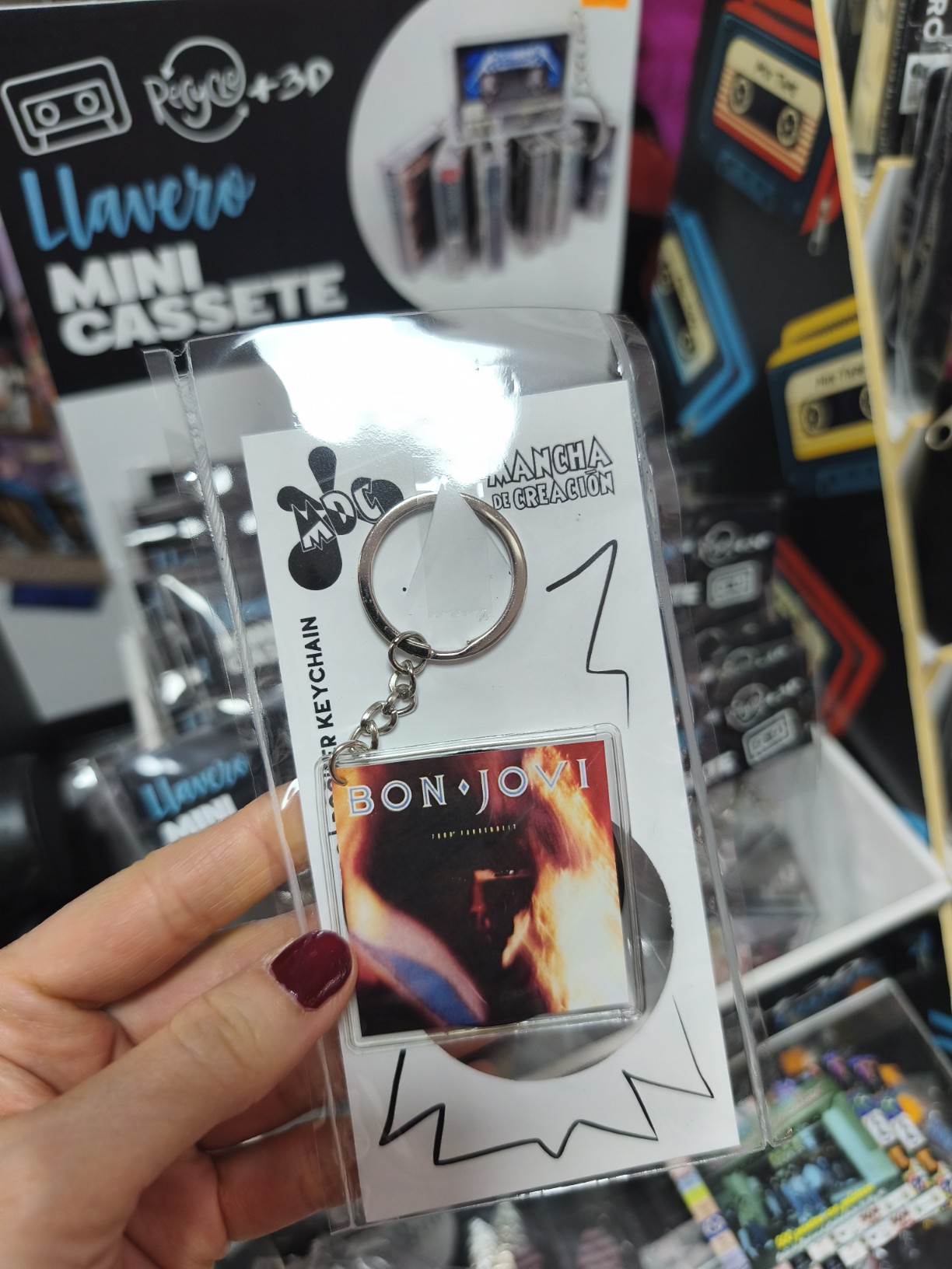 Llavero vinilo Bon Jovi