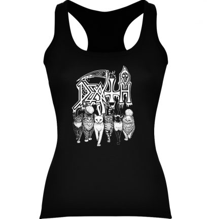 Camiseta Death gatos chica